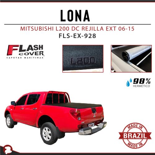 LONA MITSUBISHI L200 DC REJILLA EXT 06-15