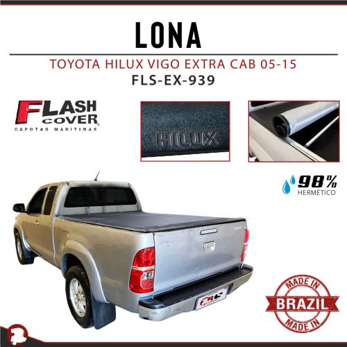 LONA TOYOTA HILUX VIGO EXTRA CAB 05-15 REJILLA