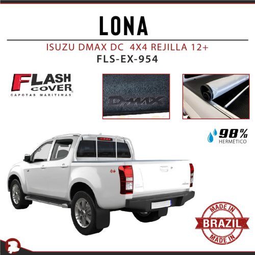 LONA ISUZU DMAX DC  4X4 REJILLA 12+