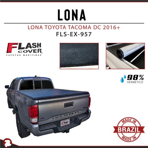 LONA TOYOTA TACOMA DC 2016+