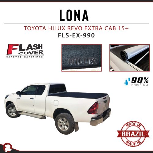 LONA TOYOTA HILUX REVO EXTRA CAB 15+