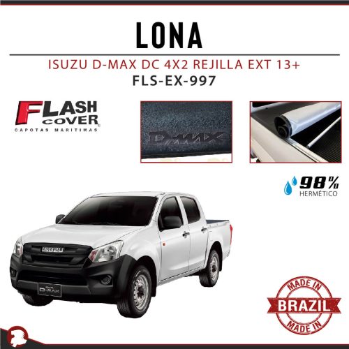 LONA ISUZU DMAX DC 4X2 REJILLA EXT 13+