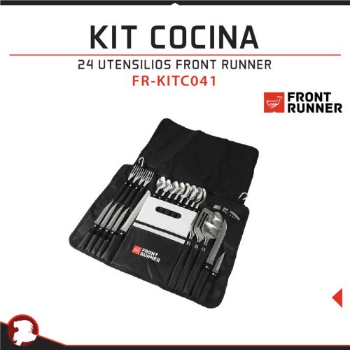 KIT 24 UTENSILIOS COCINA FRONT RUNNER