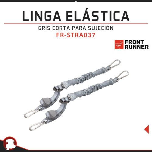 LINGA ELASTICA GRIS CORTA PARA SUJECION