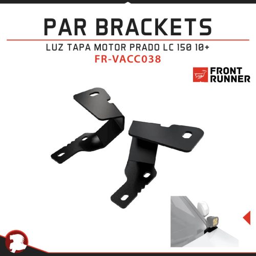 PAR BRACKETS LUZ TAPA MOTOR PRADO LC 150 10+