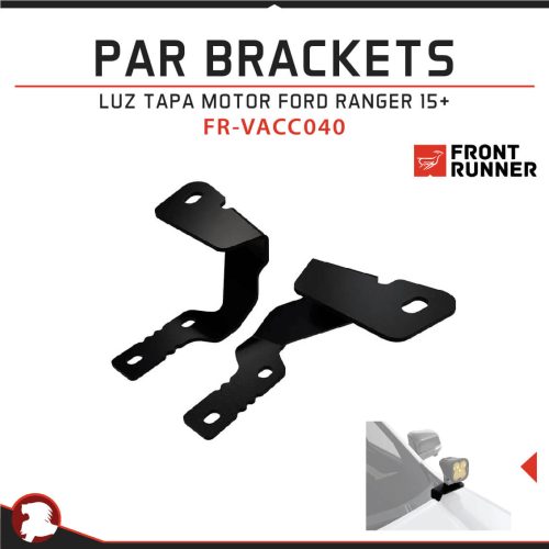 PAR BRACKETS LUZ TAPA MOTOR FORD RANGER 15+