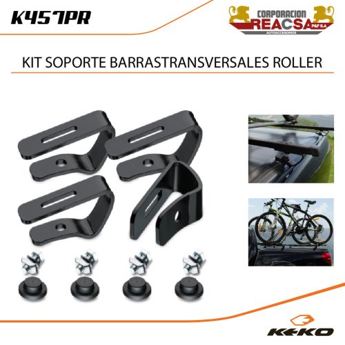 KIT SOPORTE BARRAS TRANSVERSALES ROLLER KEKO