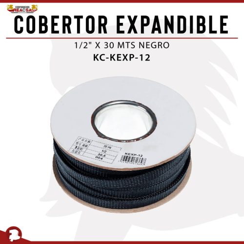 COBERTOR EXPANDIBLE 1/2″ X 30 MTS NEGRO