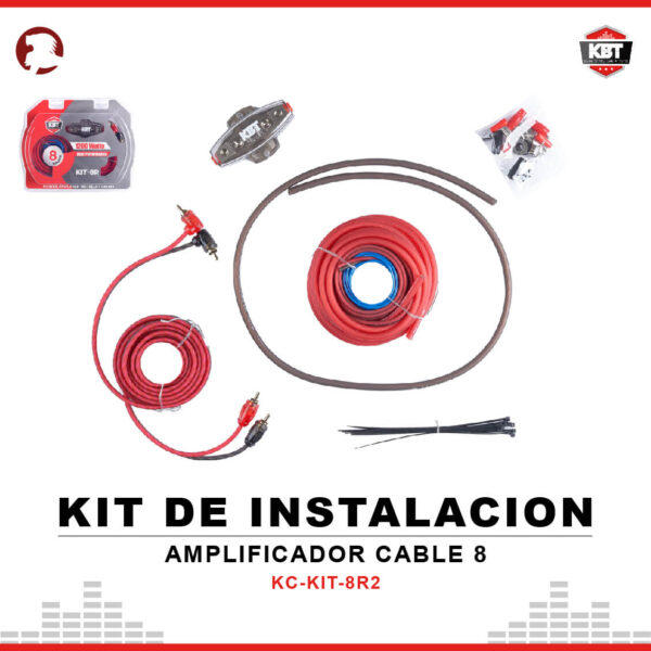 KIT DE INSTALACION DE AMPLIFICADOR CABLE 8