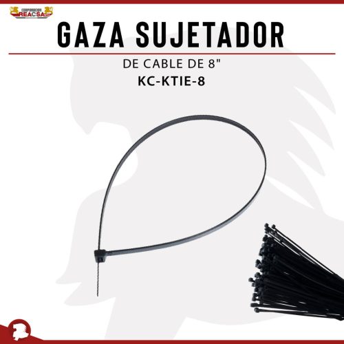 GAZA SUJETADOR DE CABLE DE 8″