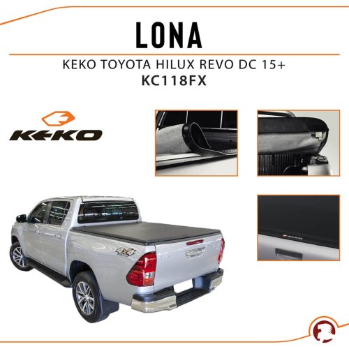 LONA KEKO TOYOTA HILUX REVO VIGO DC 05+ / JAC T6/T8