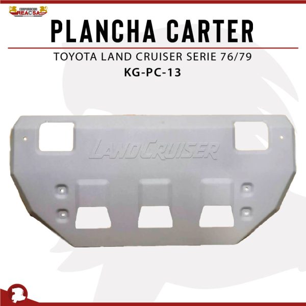PLANCHA CARTER TYT LAND CRUISER SERIE 76/79