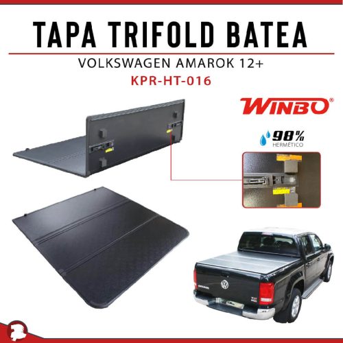 TAPA TRIFOLD BATEA VOLKSWAGEN AMAROK / FOTON THUNLAND V9 12+