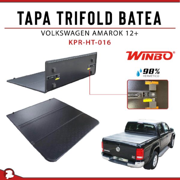 TAPA TRIFOLD BATEA VOLKSWAGEN AMAROK / FOTON THUNLAND V9 12+