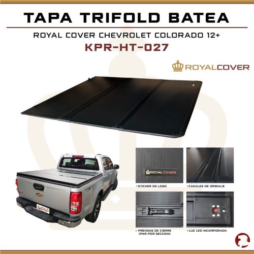 TAPA TRIFOLD BATEA DMAX / COLORADO 12+/ BT50 21+ / JAC T9