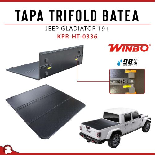TAPA TRIFOLD BATEA JEEP GLADIATOR 19+