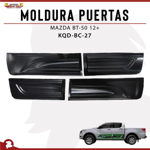 MOLDURA PUERTAS MAZDA BT-50 12+
