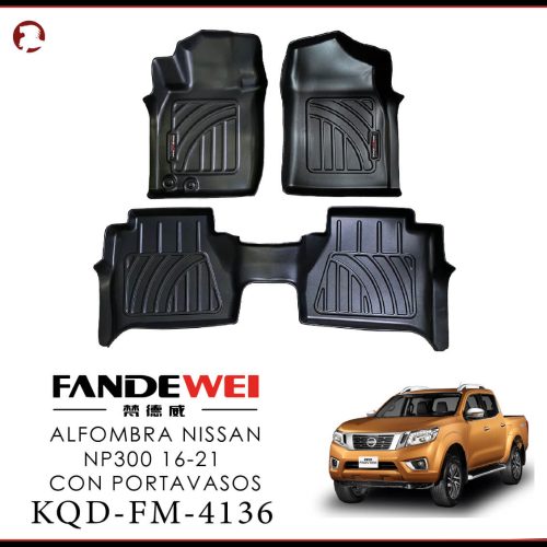 ALFOMBRA NISSAN FRONTIER PORTAVASOS NP300 16-21