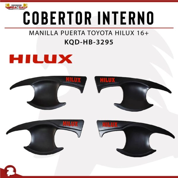 COBERTOR INTERNO MANILLA PUERTA HILUX 16+