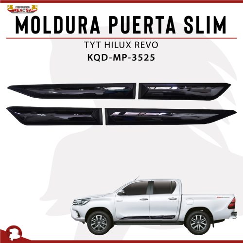 MOLDURA PUERTA SLIM TYT HILUX REVO