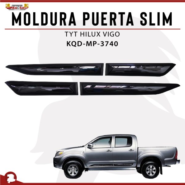 MOLDURA PUERTA SLIM TYT HILUX VIGO