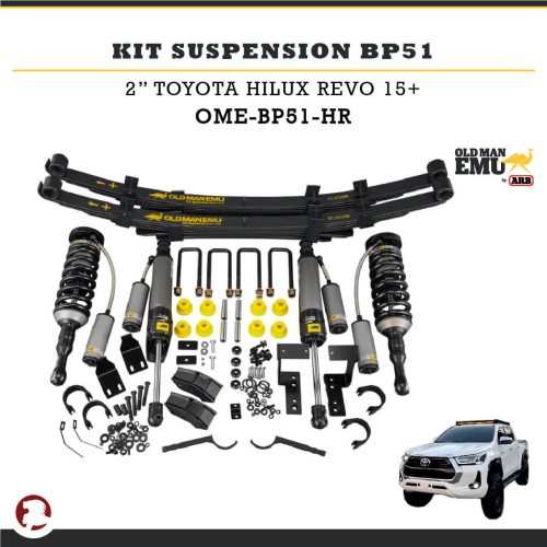 KIT SUSPENSION BP51 +2″ TYT HILUX 15+