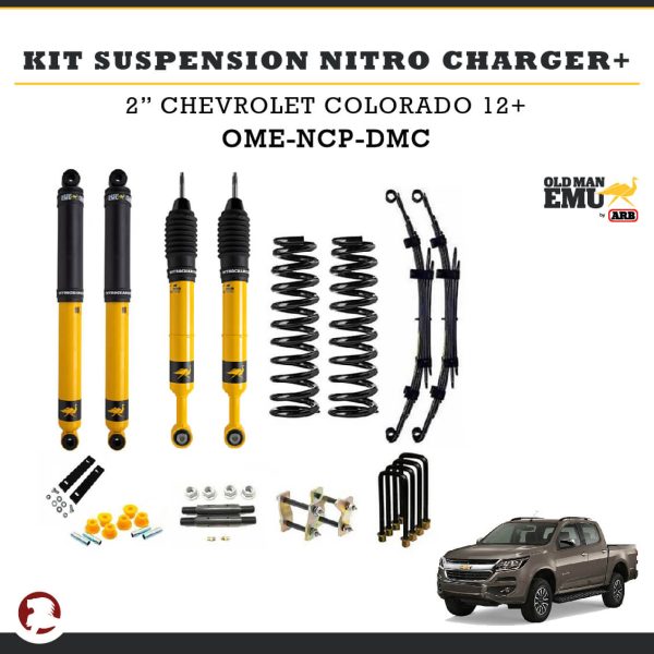 KIT SUSPENSION NITRO CHARGER + 2" ISUZU DMAX 12-20 / COLORADO 12-24/MAXUS T90 - Image 2