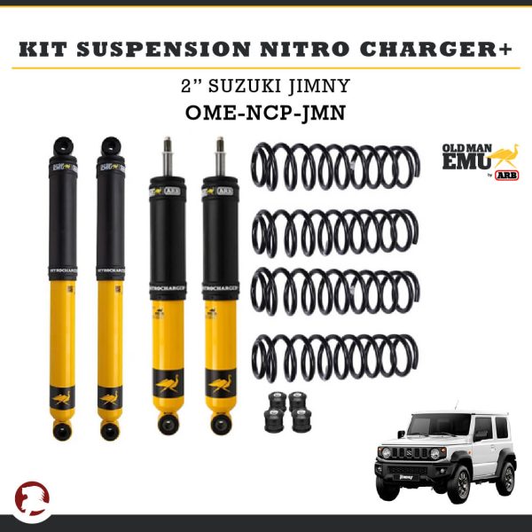 KIT SUSPENSION NITRO CHARGER + 2" JIMNY JB 74 19+ 3P