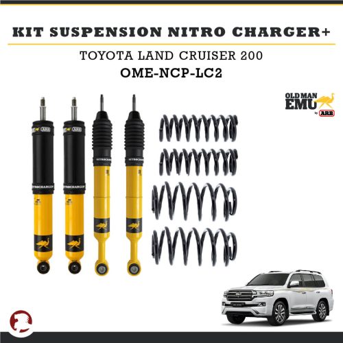 KIT SUSPENSION NITRO CHARGER + 2″ TYT LC200