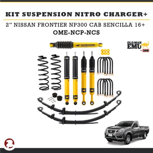 KIT SUSPENSION NITRO CHARGER + 2″ NP300 CAB SENCILLA