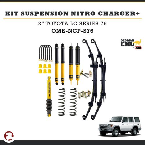 KIT SUSPENSION NITRO CHARGER + 2″ TYT LC SERIE 76