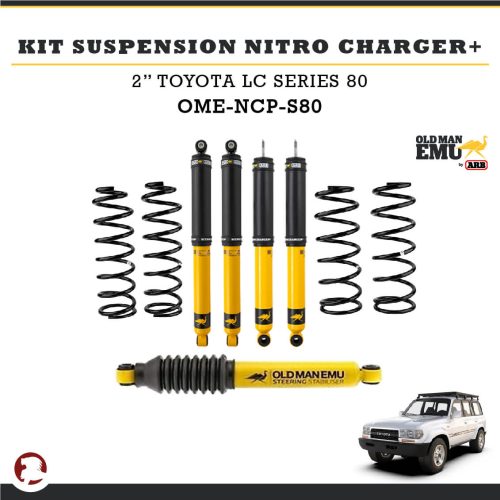KIT SUSPENSION NITRO CHARGER + 2″ TYT LC SERIE 80