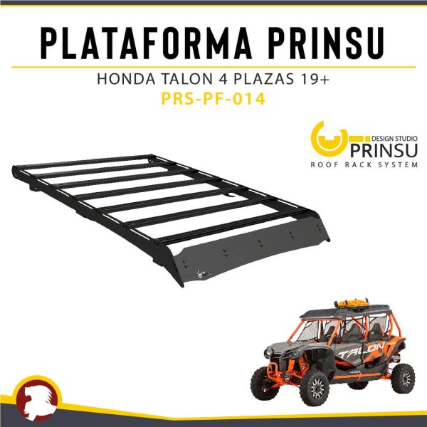 PLATAFORMA PRINSU HONDA TALON 4 PLAZAS 19+