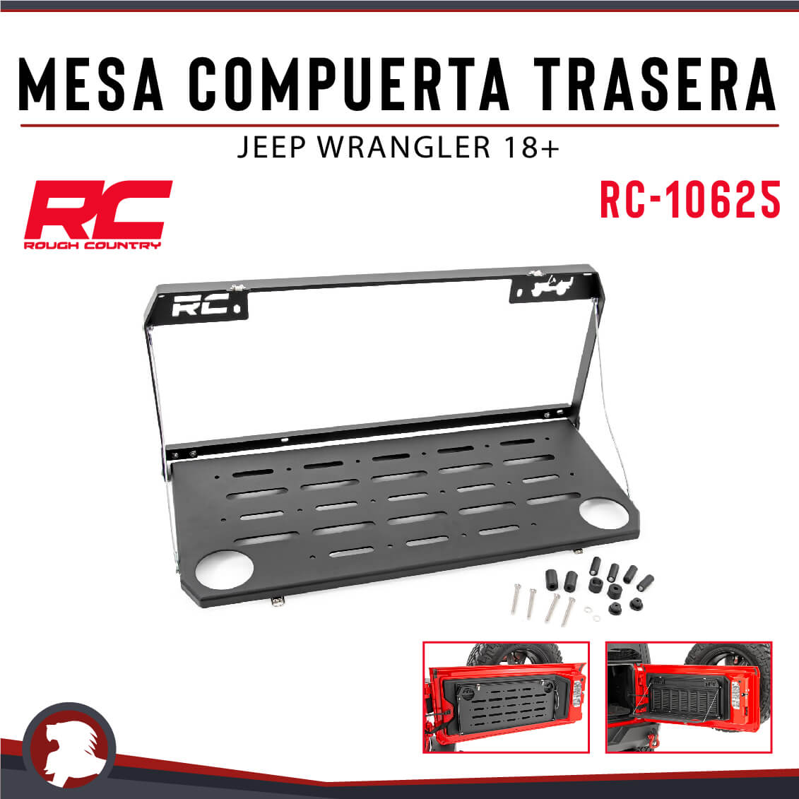 MESA COMPUERTA TRASERA JEEP WRANGLER 18+