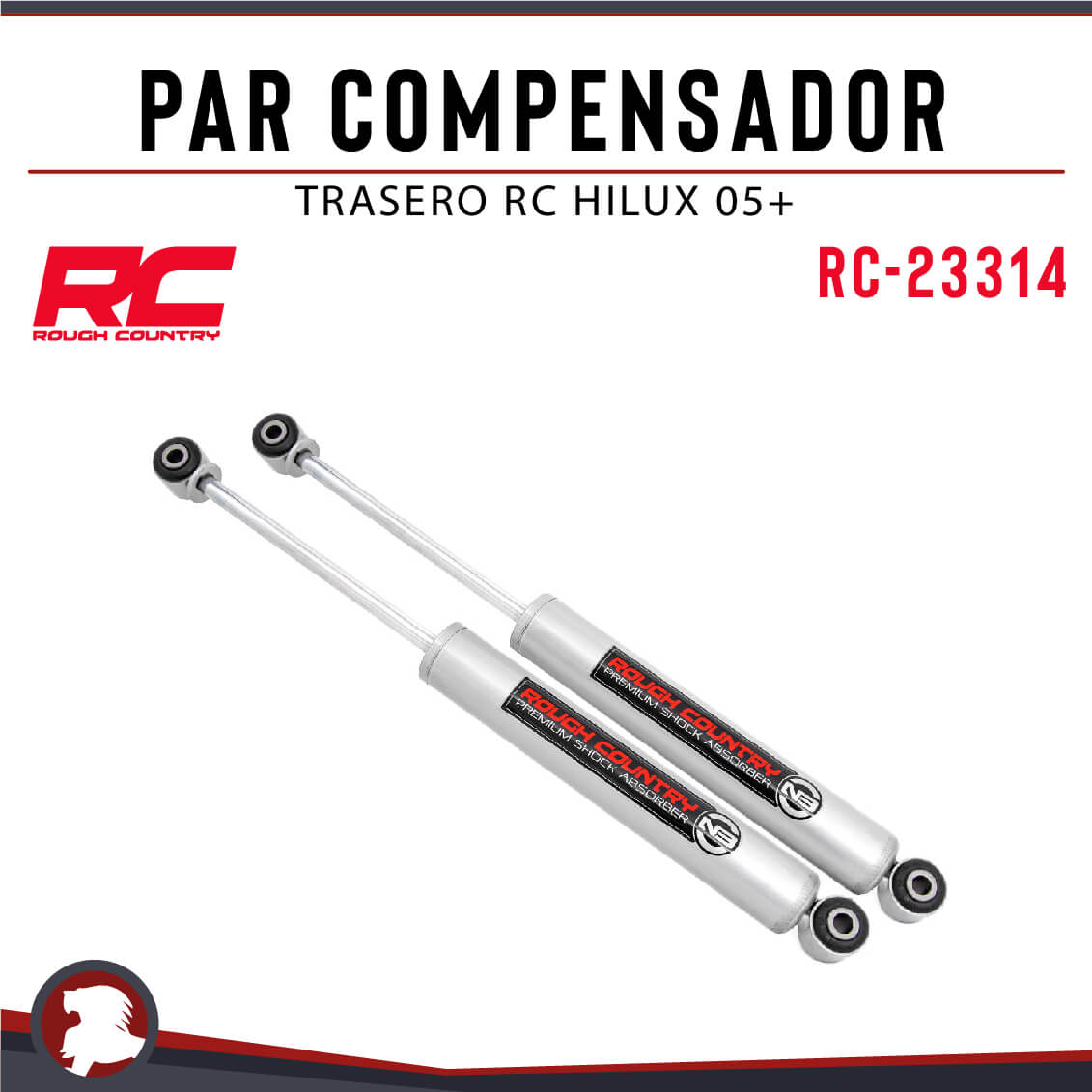 PAR COMPENSADOR TRASERO RC HILUX 05+