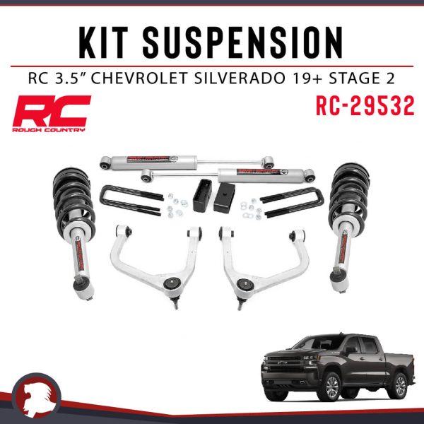 KIT SUSPENSION RC 3.5" CHEV SILVERADO 19+ STAGE 2