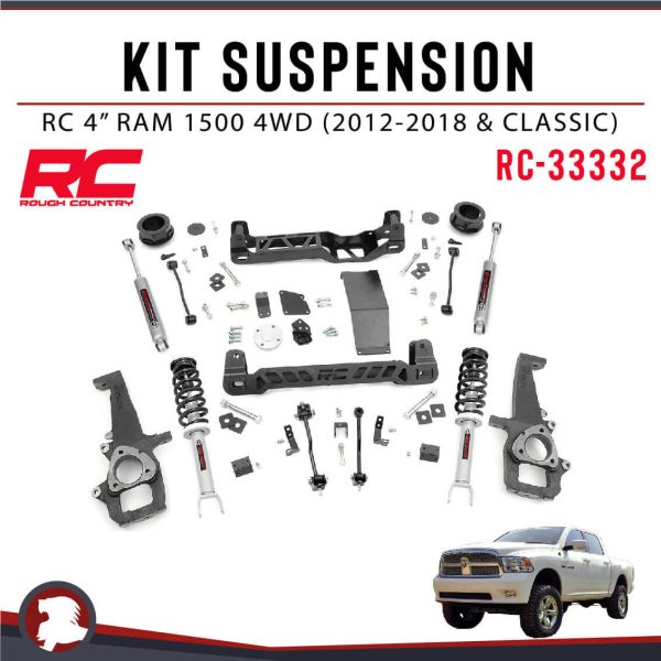 KIT SUSPENSION RC 4" RAM 1500 4WD (12-18)
