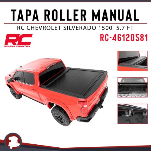 TAPA ROLLER MANUAL RC CHEV SILVERADO  5.7 FT