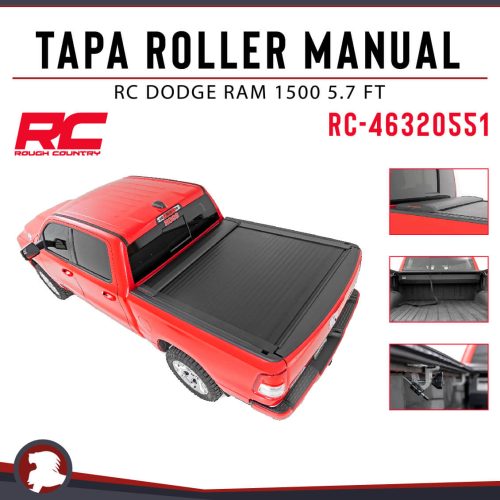 TAPA ROLLER MANUAL RC RAM 1500 5.7 FT SIN RAMBOX