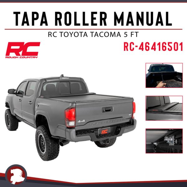 TAPA ROLLER MANUAL RC TOYOTA TACOMA 5 FT 16+