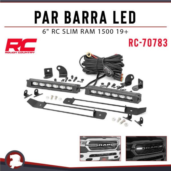 PAR BARRA LED 6" RC SLIM RAM 1500 19+