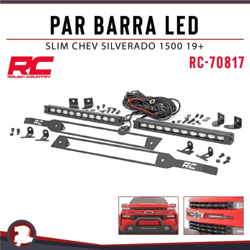 PAR BARRA LED SLIM CHEV SILVERADO 1500 19+
