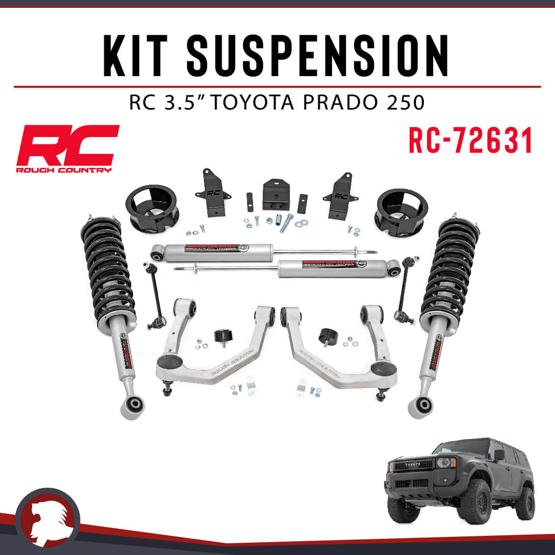 KIT SUSPENSION RC 3.5" TOYOTA PRADO 250