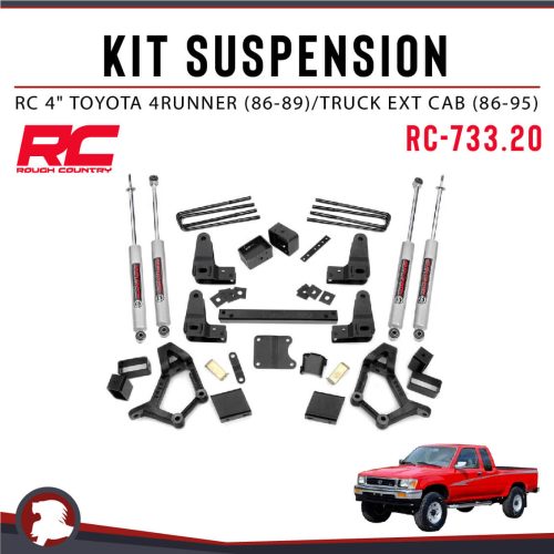 KIT SUSPENSION RC 4″ TYT 4RUNNER  (86-89) /HILUX TACOMA EXTRACAB (86-95)