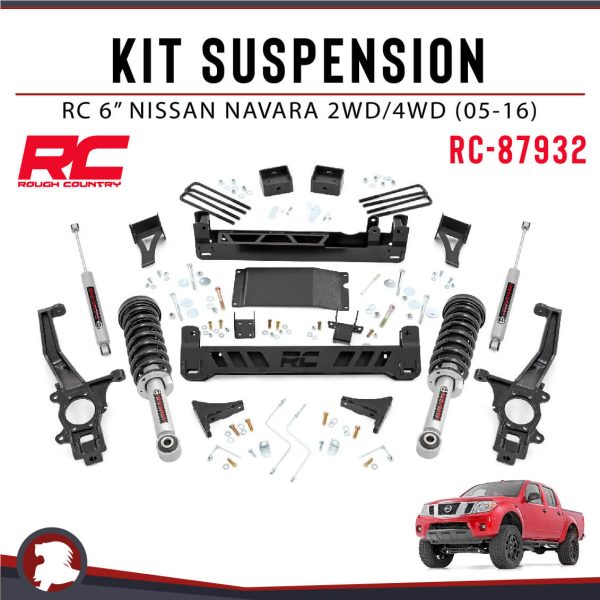 KIT SUSPENSION RC 6" NISSAN NAVARA 2WD/4WD (05-16)