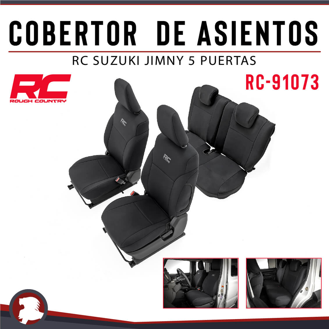 COBERTOR DE ASIENTOS RC SUZUKI JIMNY 5 PUERTAS