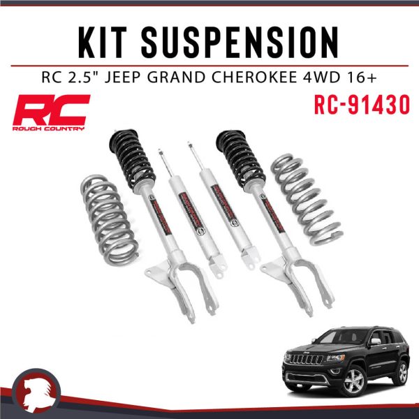 KIT SUSPENSION RC 2.5" JEEP GRAND CHEROKEE 4WD 16+