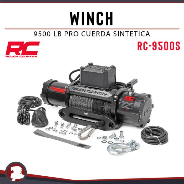 WINCH RC 9500 LB PRO CUERDA SINTETICA