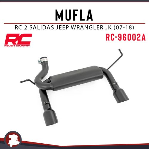 MUFLA RC 2 SALIDAS JEEP WRANGLER JK (07-18)