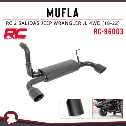 MUFLA RC 2 SALIDAS JEEP WRANGLER JL 4WD (18-22)
